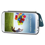 REIKO SAMSUNG GALAXY S4 FLIP FOLIO CASE IN CADET BLUE