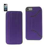 REIKO IPHONE SE/ 5S/ 5 FLIP FOLIO CASE WITH STAND IN PURPLE