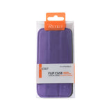 REIKO IPHONE SE/ 5S/ 5 FLIP FOLIO CASE WITH STAND IN PURPLE