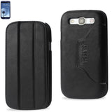 REIKO SAMSUNG GALAXY S3 FLIP FOLIO CASE WITH STAND IN BLACK