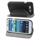 REIKO SAMSUNG GALAXY S3 FLIP FOLIO CASE WITH STAND IN BLACK