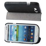 REIKO SAMSUNG GALAXY S3 FLIP FOLIO CASE WITH STAND IN BLACK