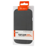 REIKO SAMSUNG GALAXY S3 FLIP FOLIO CASE WITH STAND IN BLACK