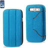 REIKO SAMSUNG GALAXY S3 FLIP FOLIO CASE WITH STAND IN BLUE