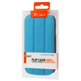 REIKO SAMSUNG GALAXY S3 FLIP FOLIO CASE WITH STAND IN BLUE