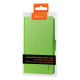 REIKO NOKIA LUMIA 521 FLIP FOLIO CARD HOLDER CASE IN GREEN