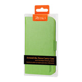 REIKO SAMSUNG GALAXY NOTE 3 FLIP FOLIO CARD HOLDER CASE IN GREEN