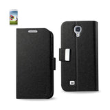 REIKO SAMSUNG GALAXY S4 FLIP FOLIO CARD HOLDER CASE IN BLACK
