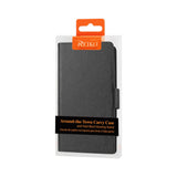 REIKO ZTE SOURCE FLIP FOLIO CARD HOLDER CASE IN BLACK