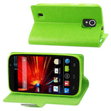 REIKO ZTE SOURCE FLIP FOLIO CARD HOLDER CASE IN GREEN