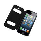 REIKO IPHONE SE/ 5S/ 5 SMART WINDOW FLIP CASE IN BLACK