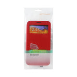 REIKO SAMSUNG GALAXY NOTE 3 WINDOW FLIP FOLIO CASE IN RED