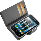REIKO ALCATEL ONE TOUCH EVOLVE 2 3-IN-1 WALLET CASE IN WHITE