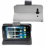 REIKO ALCATEL ONE TOUCH EVOLVE 2 3-IN-1 WALLET CASE IN WHITE