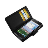 REIKO ALCATEL ONE TOUCH SONIC LTE 3-IN-1 WALLET CASE IN BLACK