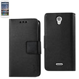 REIKO ALCATEL ONE TOUCH POP ASTRO 3-IN-1 WALLET CASE IN BLACK