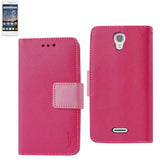 REIKO ALCATEL ONE TOUCH POP ASTRO 3-IN-1 WALLET CASE IN HOT PINK
