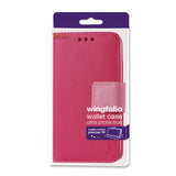 REIKO ALCATEL ONE TOUCH POP ASTRO 3-IN-1 WALLET CASE IN HOT PINK