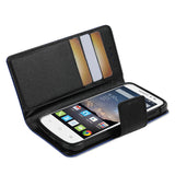 REIKO ALCATEL ONE TOUCH POP ASTRO 3-IN-1 WALLET CASE IN NAVY