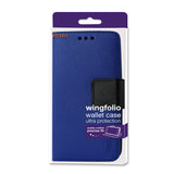 REIKO ALCATEL ONE TOUCH POP ASTRO 3-IN-1 WALLET CASE IN NAVY
