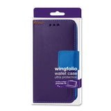 REIKO ALCATEL ONE TOUCH POP ASTRO 3-IN-1 WALLET CASE IN PURPLE