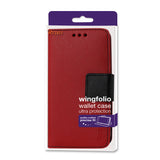 REIKO ALCATEL ONE TOUCH POP ASTRO 3-IN-1 WALLET CASE IN RED