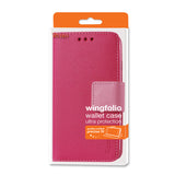 REIKO ALCATEL ONE TOUCH CONQUEST 3-IN-1 WALLET CASE IN HOT PINK BLACK
