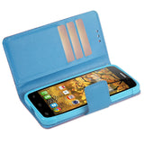 REIKO ALCATEL ONE TOUCH CONQUEST 3-IN-1 WALLET CASE IN PURPLE