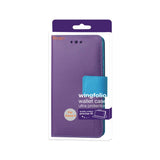 REIKO ALCATEL FIERCE 4 3-IN-1 WALLET CASE IN PURPLE