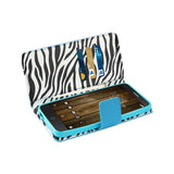 REIKO ALCATEL FIERCE 4 3-IN-1 WALLET CASE IN BLUE