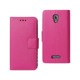 REIKO ALCATEL FIERCE 4 3-IN-1 WALLET CASE IN HOT PINK