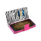 REIKO ALCATEL FIERCE 4 3-IN-1 WALLET CASE IN HOT PINK