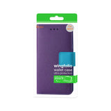 REIKO ALCATEL IDOL 4 3-IN-1 WALLET CASE IN PURPLE
