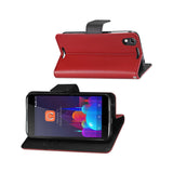 REIKO ALCATEL IDOL 4 3-IN-1 WALLET CASE IN RED