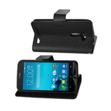 REIKO ASUS ZENFONE 2E 3-IN-1 WALLET CASE IN BLACK