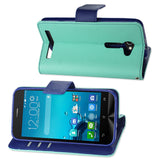REIKO ASUS ZENFONE 2E 3-IN-1 WALLET CASE IN GREEN