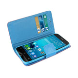 REIKO ASUS ZENFONE 2E 3-IN-1 WALLET CASE IN PURPLE
