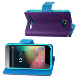 REIKO BLU DASH 5.0 3-IN-1 WALLET CASE IN PURPLE