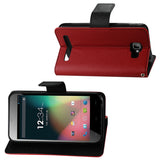 REIKO BLU DASH 5.0 3-IN-1 WALLET CASE IN RED