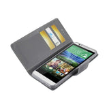 REIKO HTC DESIRE 510 3-IN-1 WALLET CASE IN WHITE