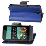 REIKO HTC DESIRE 520 3-IN-1 WALLET CASE IN NAVY