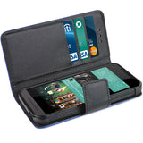 REIKO HTC DESIRE 520 3-IN-1 WALLET CASE IN NAVY