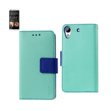 REIKO HTC DESIRE 626 3-IN-1 WALLET CASE IN GREEN