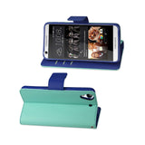 REIKO HTC DESIRE 626 3-IN-1 WALLET CASE IN GREEN