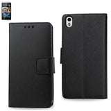 REIKO HTC DESIRE 816 3-IN-1 WALLET CASE IN BLACK