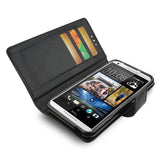 REIKO HTC DESIRE 816 3-IN-1 WALLET CASE IN BLACK