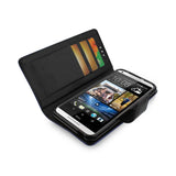 REIKO HTC DESIRE 816 3-IN-1 WALLET CASE IN NAVY