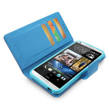 REIKO HTC DESIRE 816 3-IN-1 WALLET CASE IN PURPLE