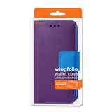 REIKO HTC DESIRE 816 3-IN-1 WALLET CASE IN PURPLE