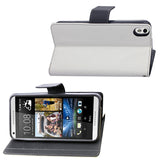 REIKO HTC DESIRE 816 3-IN-1 WALLET CASE IN WHITE